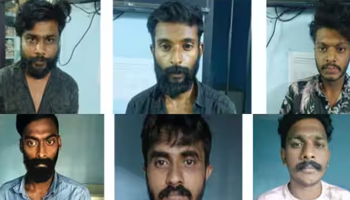  യുവാവിനെ സംഘം ചേര്‍ന്ന് ക്രൂരമായി മര്‍ദ്ദിച്ചു; ഏഴം​ഗ ​ഗുണ്ടാസംഘം പിടിയിൽ