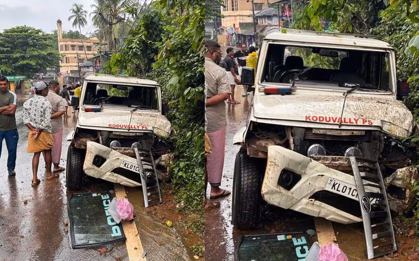 Police jeep